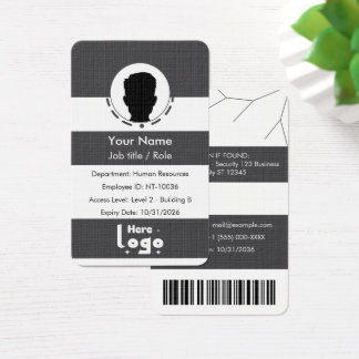 Customize plastic employee ID card