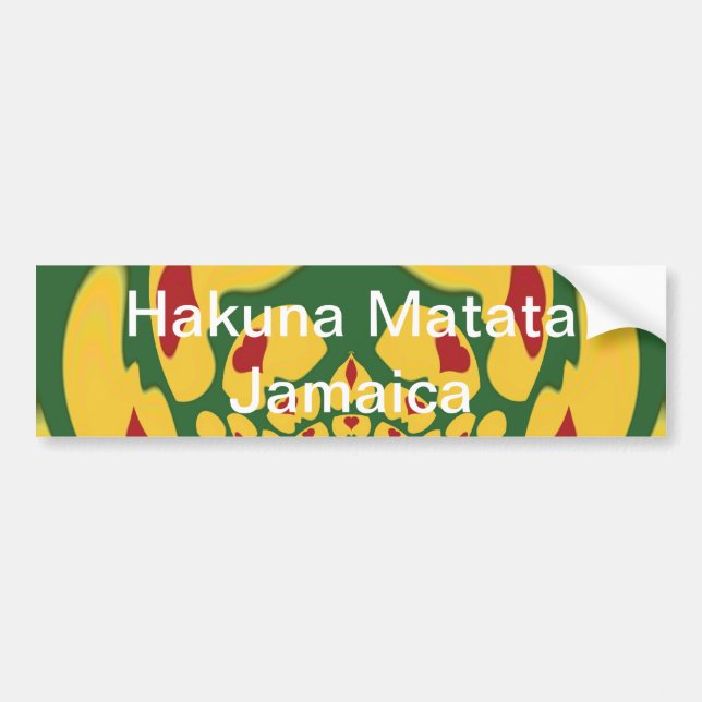 Customize Product Bumper Sticker (Front)