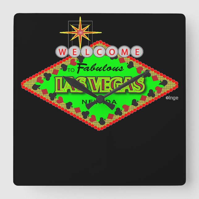 Customize Product Square Wall Clock (Front)