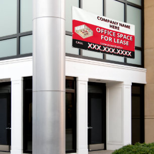 Customize Retail Space For Lease Company Logo Buil Banner
