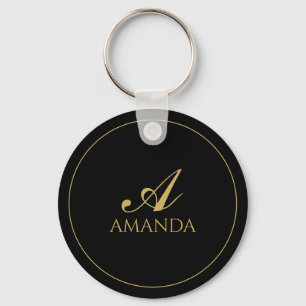 Customize Simple Name Key Ring