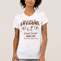 CUSTOMIZE THIS Awesome Goat Lover Boer Goat