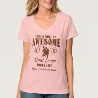 CUSTOMIZE THIS Awesome Goat Lover Pygmy Goat