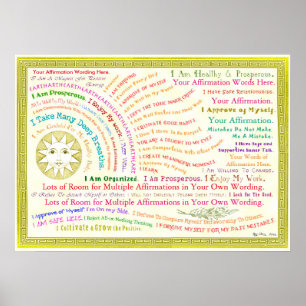 Customize this Sunrise Affirmation Poster
