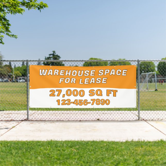 Customize Warehouse Space For Lease Business Banner (Insitu)