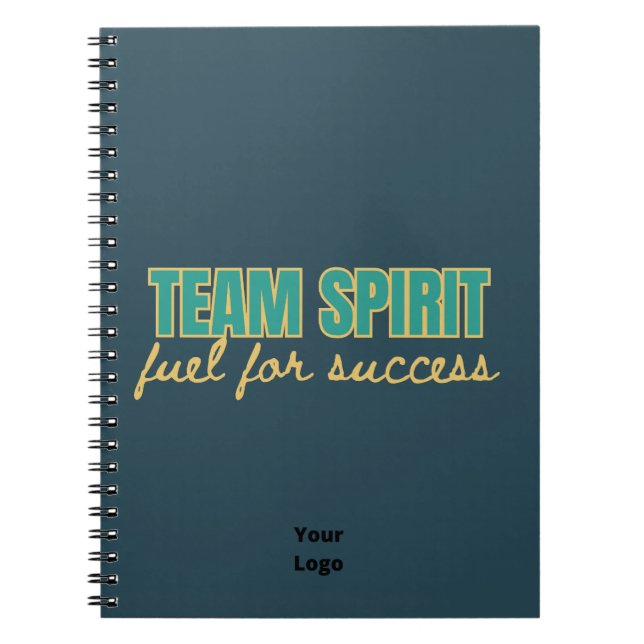 Customize with Logo Team Spirit Office Business Notebook (Front)