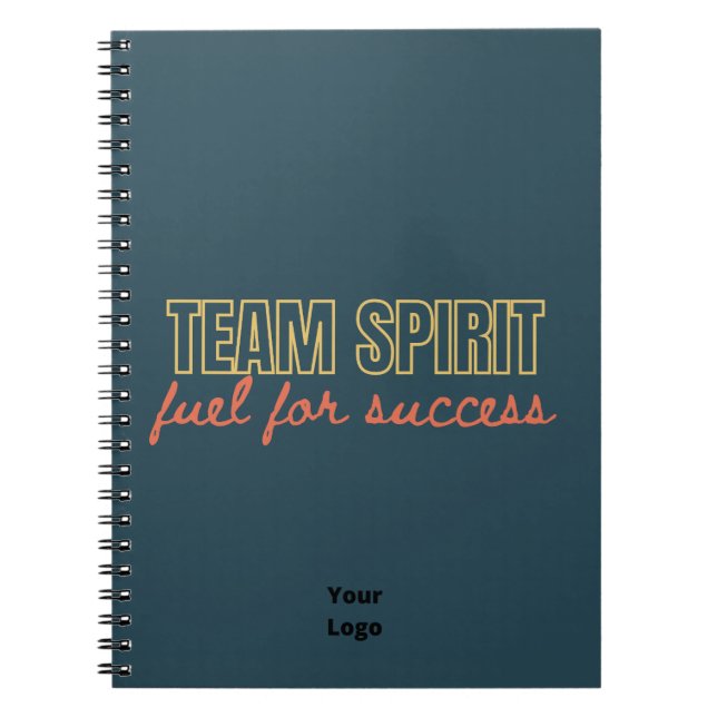 Customize with Logo Team Spirit Office Company Notebook (Front)