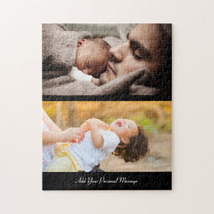 Customize Your Own 2 Photo Collage Jigsaw Puzzle