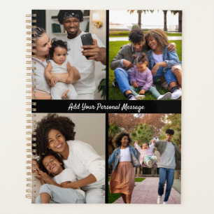 Customize Your Own 4 Photo Collage Poster Planner