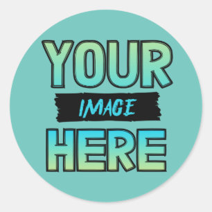 Customize Your Own Classic Round Stickers !