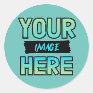 Customize Your Own Classic Round Stickers !