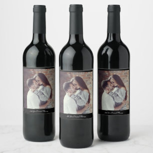 Customize Your Own Photo Wine Label