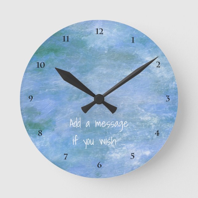 Customize Your Round Clock (Front)