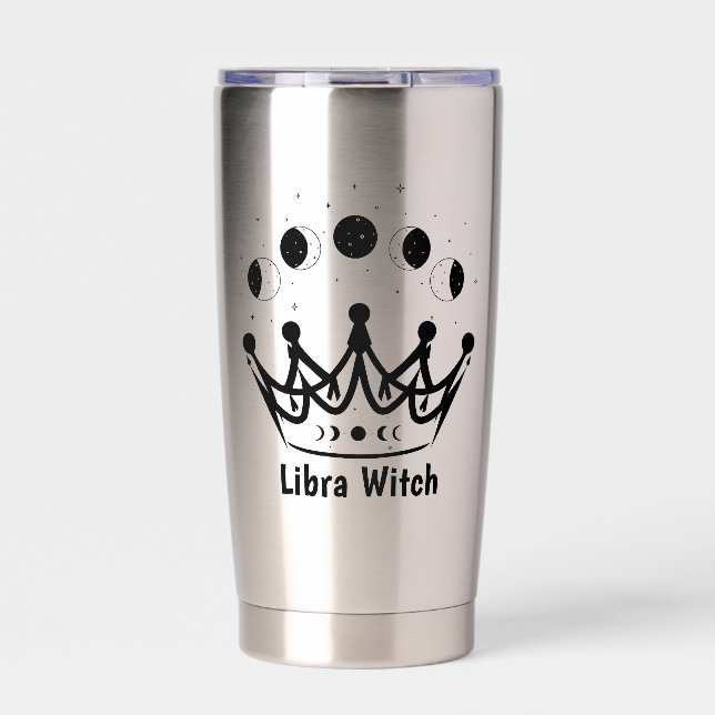 Customize Zodiac Sign Libra Astrology Whimsy Tarot Insulated Tumbler (Front)