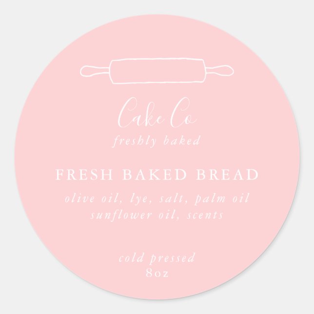 Customizeable Baking Stickers (Front)