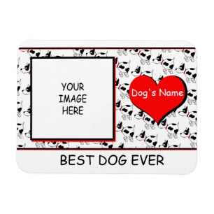 Customizeable Best Dog Ever Pet  Magnet