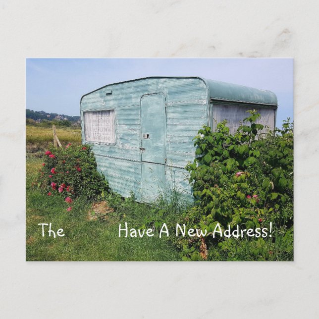 Customizeable Change Of Address Postcard (Front)