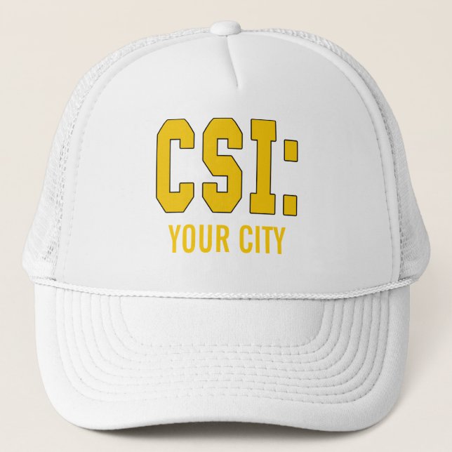 CUSTOMIZEABLE CSI Products Trucker Hat (Front)