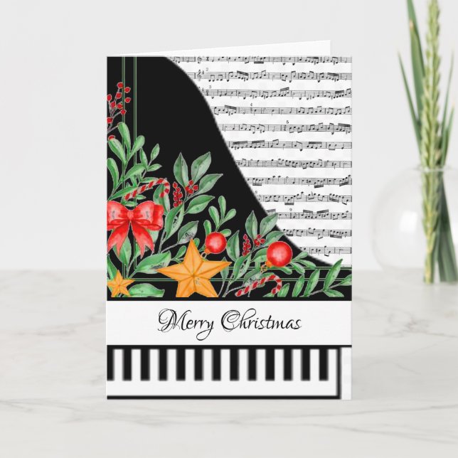 Customizeable piano card (Front)