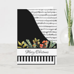Customizeable piano card