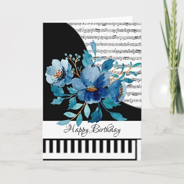 Customizeable piano card (Front)
