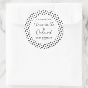 Customizeable Soap Label Pattern Modern