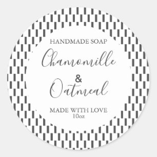 Customizeable Soap Label Pattern Modern