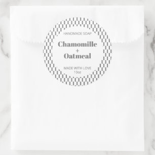 Customizeable Soap Label Pattern Modern