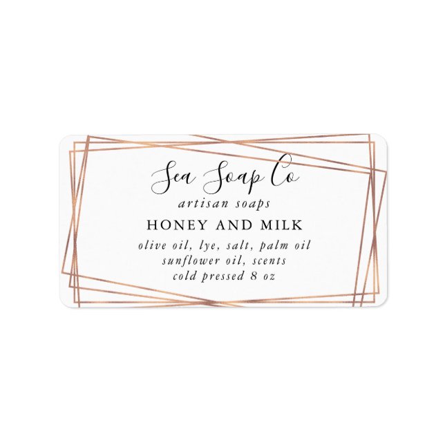Customizeable Soap Labels (Front)