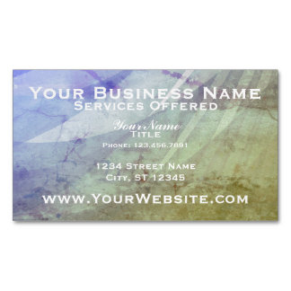 Customizeable Unique Grunge Magnetic Business Card