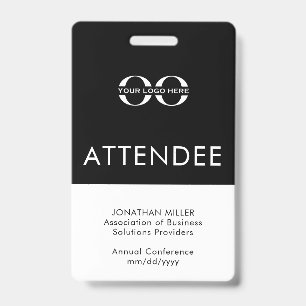 Customized Attendee Name Badge ID Badge