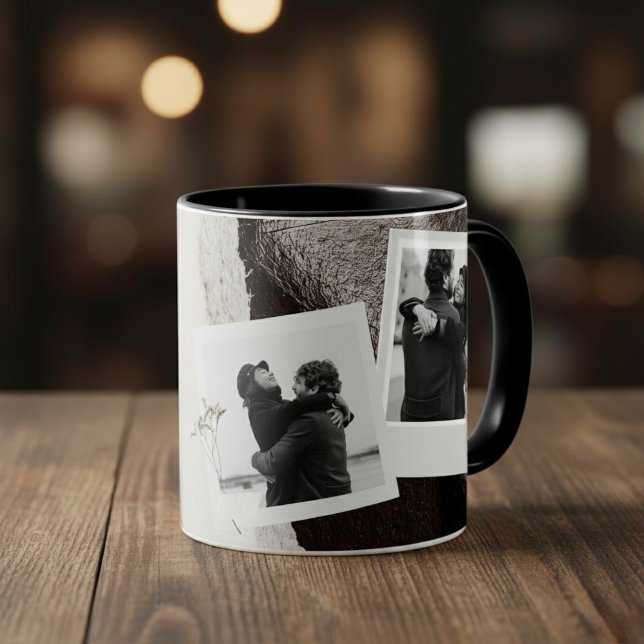 Customized black and white love boyfriend mug (Creator Uploaded)