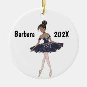 Customized Black Ballerina Tree Ceramic Tree Decoration