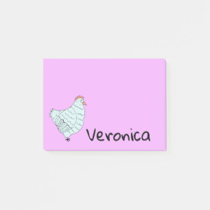 Customized Chicken Post-it Notes