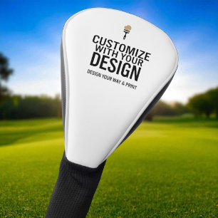 Customized Company Branded Custom Personalized  Golf Head Cover