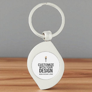 Customized Company Branded Custom Personalized  Key Ring