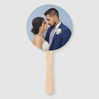 Customized Couple Wedding Photo Hand Fan