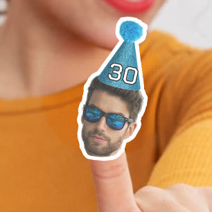 Customized Face Photo Party Hat Birthday