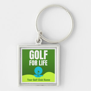 Customized Golf For Life Keychain
