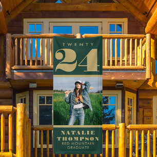 Customized Indoor Outdoor Graduation Party Banner