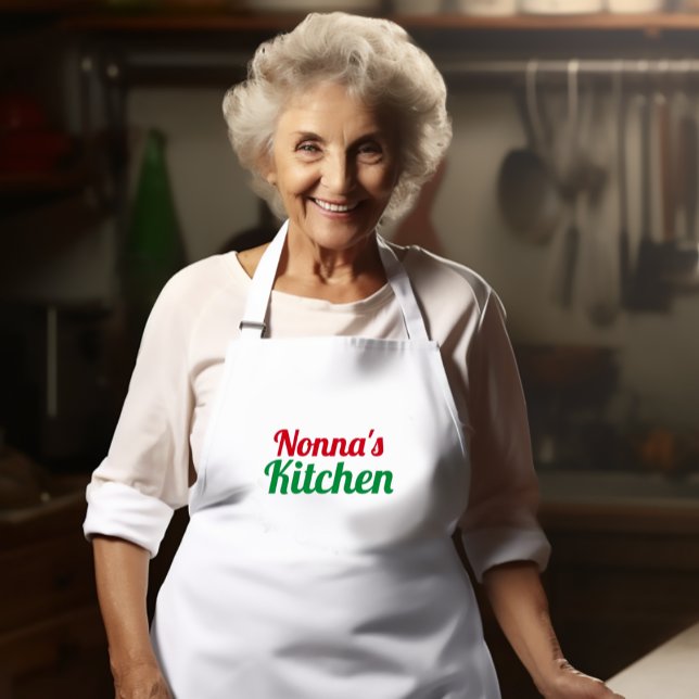 Customized Italian family member nonna Standard Apron (Creator Uploaded)