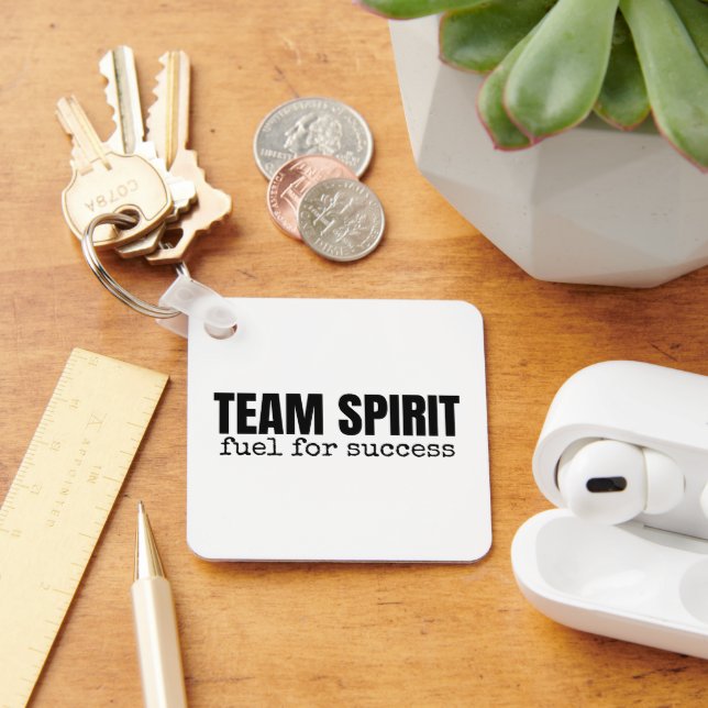 Customized Logo Inspirational Team Spirit Office Key Ring (Desk)