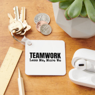 Customized Logo Motivational Teamwork Business Key Ring