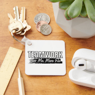 Customized Logo Motivational Teamwork Business Key Ring