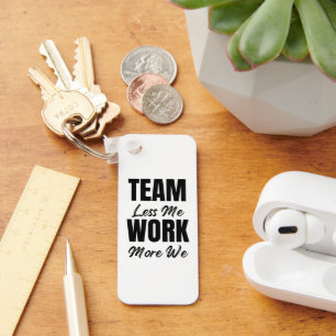 Customized Logo Motivational Teamwork Business Key Ring