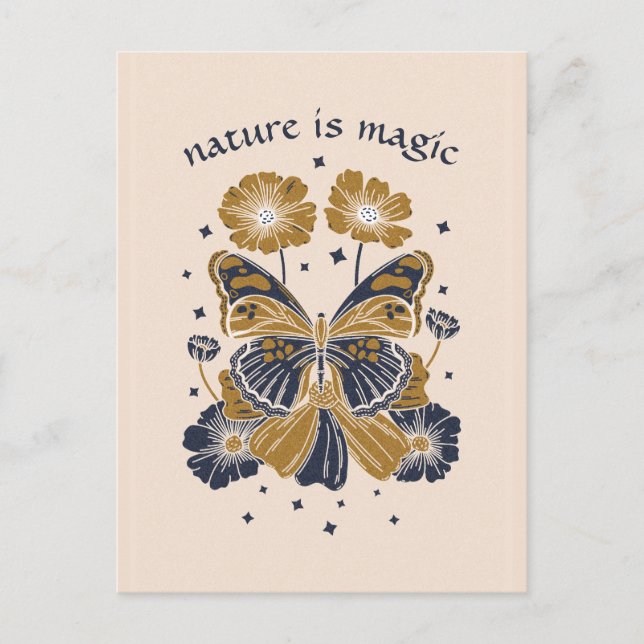 CUSTOMIZED MAGIC BUTTERFLY GREETING CARD (Front)