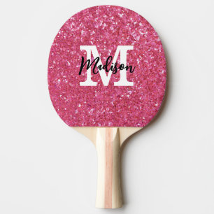 Customized Monogram Initial Name  Ping Pong Paddle
