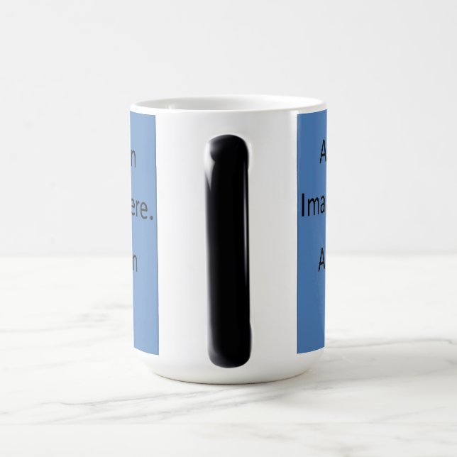 Customized Mug Image/Text Appears When Heated. (Handle)