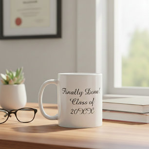 Customized mug with personalized text