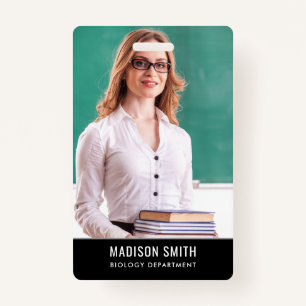 Customized Name and Photo ID Card Badge ID Badge